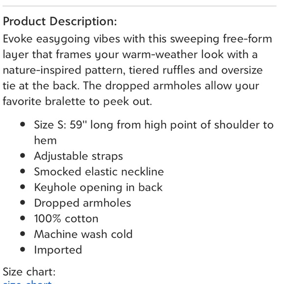 FREE PEOPLE | Anita Boho Flowy Maxi Floral Dress Size M - Picture 5 of 6